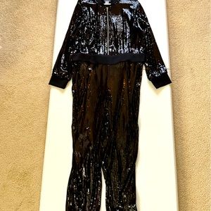 Sequin jumpsuit black '